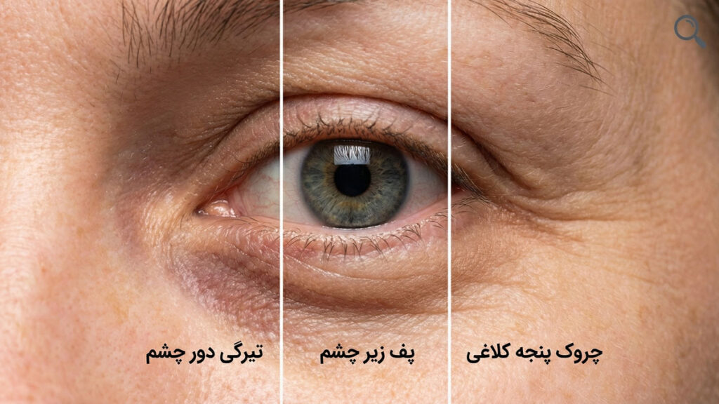 شناخت دشمن: تیرگی، پف یا چروک؟