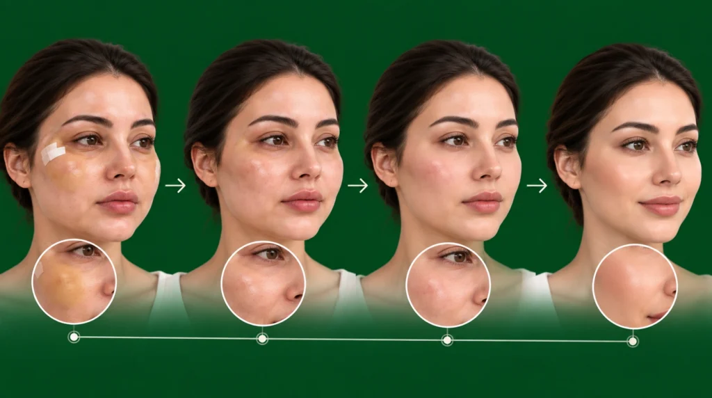 در روزهای اول بعد از تزریق چربی به صورت چه تغییراتی صورت می گیرد؟