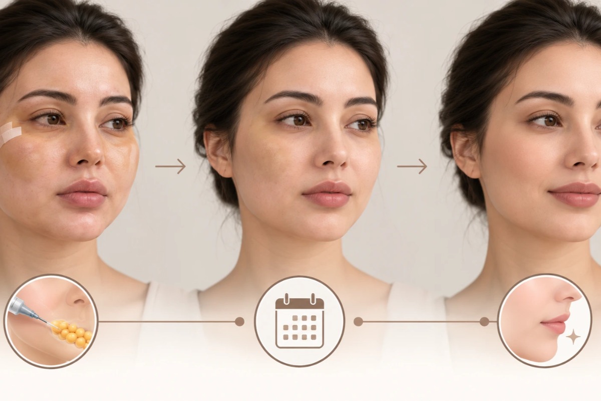 چند روز بعد از تزریق چربی صورت طبیعی می شود؟